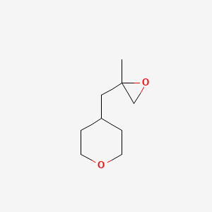4-[(2-Methyloxiran-2-yl)methyl]oxane