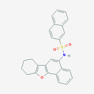 molecular formula C26H21NO3S B281677 N-7,8,9,10-tetrahydrobenzo[b]naphtho[2,1-d]furan-5-ylnaphthalene-2-sulfonamide 