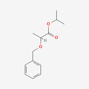 molecular formula C13H18O3 B2816780 Propan-2-yl 2-(benzyloxy)propanoate CAS No. 143088-69-1