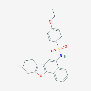 molecular formula C24H23NO4S B281683 4-ethoxy-N-(7,8,9,10-tetrahydronaphtho[1,2-b][1]benzofuran-5-yl)benzenesulfonamide 