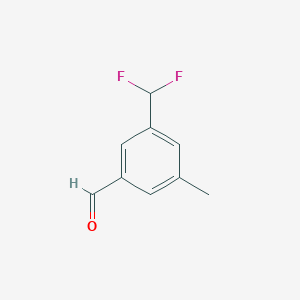 molecular formula C9H8F2O B2816852 3-(二氟甲基)-5-甲基苯甲醛 CAS No. 2416229-20-2