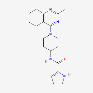 N-(1-(2-methyl-5,6,7,8-tetrahydroquinazolin-4-yl)piperidin-4-yl)-1H-pyrrole-2-carboxamide