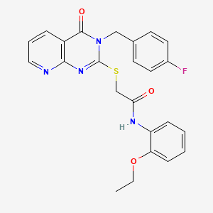 N-(2-ethoxyphenyl)-2-((3-(4-fluorobenzyl)-4-oxo-3,4-dihydropyrido[2,3-d]pyrimidin-2-yl)thio)acetamide