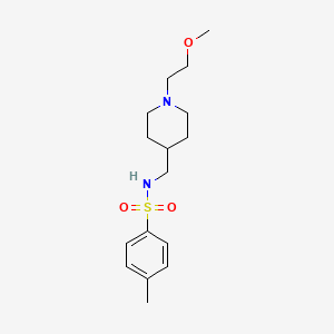 N-((1-(2-methoxyethyl)piperidin-4-yl)methyl)-4-methylbenzenesulfonamide
