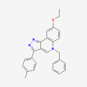 5-benzyl-8-ethoxy-3-(4-methylphenyl)-5H-pyrazolo[4,3-c]quinoline