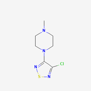 1-(4-Chloro-1,2,5-thiadiazol-3-yl)-4-methylpiperazine