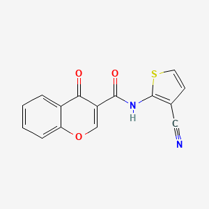 N-(3-cyanothiophen-2-yl)-4-oxo-4H-chromene-3-carboxamide