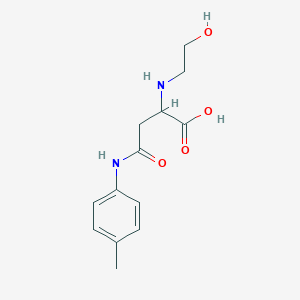2-((2-Hydroxyethyl)amino)-4-oxo-4-(p-tolylamino)butanoic acid