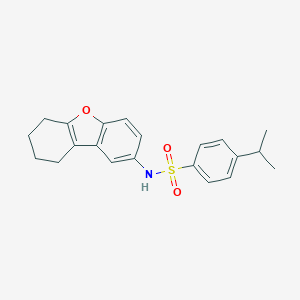 molecular formula C21H23NO3S B281706 4-isopropyl-N-(6,7,8,9-tetrahydrodibenzo[b,d]furan-2-yl)benzenesulfonamide 