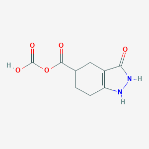 B028171 Carboxy 3-oxo-1,2,4,5,6,7-hexahydroindazole-5-carboxylate CAS No. 108131-97-1
