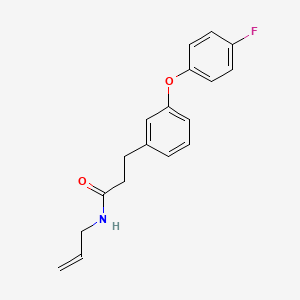 molecular formula C18H18FNO2 B2817114 N-allyl-3-(3-(4-fluorophenoxy)phenyl)propanamide CAS No. 1207058-57-8