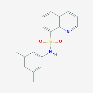 molecular formula C17H16N2O2S B281713 N-(3,5-dimethylphenyl)quinoline-8-sulfonamide 