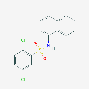 molecular formula C16H11Cl2NO2S B281714 2,5-dichloro-N-(1-naphthyl)benzenesulfonamide 