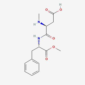 molecular formula C15H20N2O5 B2817150 (2S)-2-[(N-Methyl-L-alpha-aspartyl)amino]-3-phenylpropionic acid 1-methyl ester CAS No. 261943-16-2