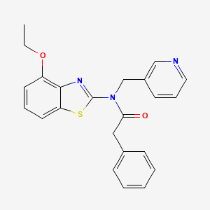 N-(4-ethoxybenzo[d]thiazol-2-yl)-2-phenyl-N-(pyridin-3-ylmethyl)acetamide