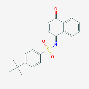 molecular formula C20H19NO3S B281718 4-tert-butyl-N-(4-oxo-1(4H)-naphthalenylidene)benzenesulfonamide 