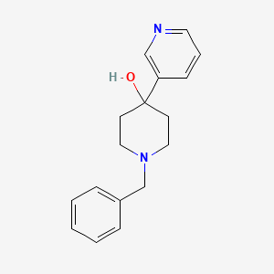 molecular formula C17H20N2O B2817294 1-苄基-4-(吡啶-3-基)哌啶-4-醇 CAS No. 188879-36-9