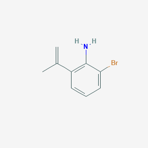 molecular formula C9H10BrN B2817314 2-Bromo-6-(prop-1-en-2-yl)aniline CAS No. 1803607-41-1