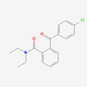 molecular formula C18H18ClNO2 B281733 2-(4-chlorobenzoyl)-N,N-diethylbenzamide 