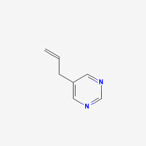 molecular formula C7H8N2 B2817341 5-(丙-2-烯基)嘧啶 CAS No. 1553179-03-5