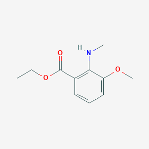 molecular formula C11H15NO3 B2817372 Ethyl 3-methoxy-2-(methylamino)benzoate CAS No. 2248330-40-5