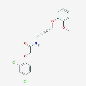 molecular formula C19H17Cl2NO4 B2817422 2-(2,4-Dichlorophenoxy)-N-[4-(2-methoxyphenoxy)but-2-YN-1-YL]acetamide CAS No. 1421481-39-1