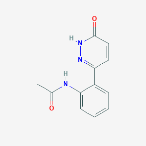 N-(2-(6-oxo-1,6-dihydropyridazin-3-yl)phenyl)acetamide