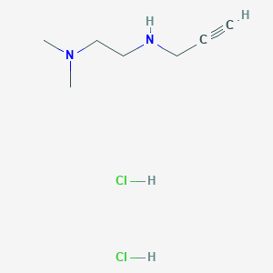 molecular formula C7H16Cl2N2 B2817460 [2-(Dimethylamino)ethyl](prop-2-YN-1-YL)amine 2hcl CAS No. 2225147-16-8