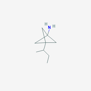 molecular formula C9H17N B2817461 3-Butan-2-ylbicyclo[1.1.1]pentan-1-amine CAS No. 2287301-21-5