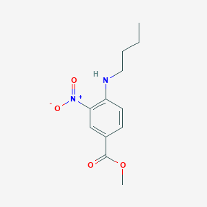 molecular formula C12H16N2O4 B2817463 Methyl 4-(butylamino)-3-nitrobenzoate CAS No. 234751-01-0