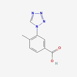 molecular formula C9H8N4O2 B2817465 4-methyl-3-(1H-tetrazol-1-yl)benzoic acid CAS No. 926196-70-5