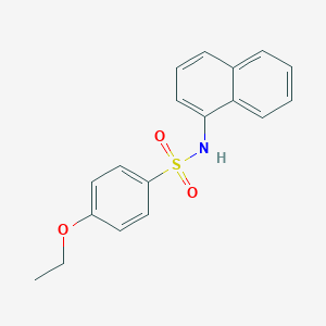 molecular formula C18H17NO3S B281748 4-ethoxy-N-(1-naphthyl)benzenesulfonamide 