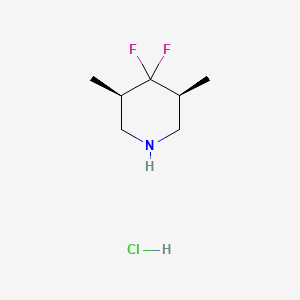 (3S,5R)-4,4-Difluoro-3,5-dimethylpiperidine hydrochloride