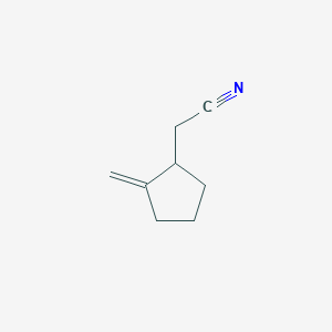 molecular formula C8H11N B2817507 2-(2-Methylidenecyclopentyl)acetonitrile CAS No. 51004-12-7