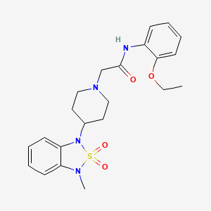 N-(2-ethoxyphenyl)-2-(4-(3-methyl-2,2-dioxidobenzo[c][1,2,5]thiadiazol-1(3H)-yl)piperidin-1-yl)acetamide
