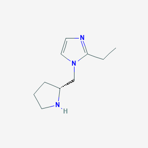 2-ethyl-1-{[(2R)-pyrrolidin-2-yl]methyl}-1H-imidazole