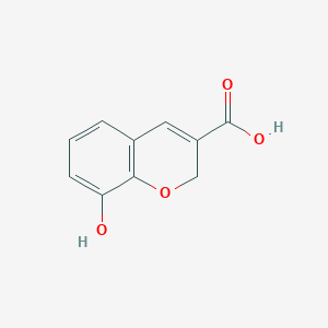 molecular formula C10H8O4 B2817613 8-hydroxy-2H-chromene-3-carboxylic acid CAS No. 923215-10-5
