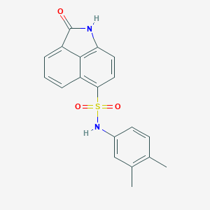 N-(3,4-dimethylphenyl)-2-oxo-1,2-dihydrobenzo[cd]indole-6-sulfonamide