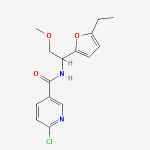 6-Chloro-N-[1-(5-ethylfuran-2-YL)-2-methoxyethyl]pyridine-3-carboxamide