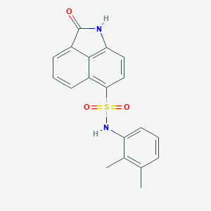 molecular formula C19H16N2O3S B281766 N-(2,3-dimethylphenyl)-2-oxo-1,2-dihydrobenzo[cd]indole-6-sulfonamide 