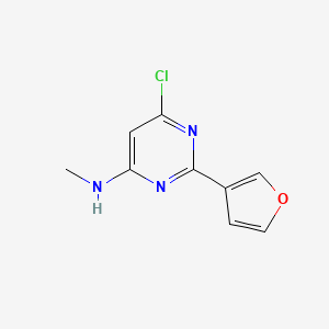 6-Chloro-2-(furan-3-yl)-N-methylpyrimidin-4-amine