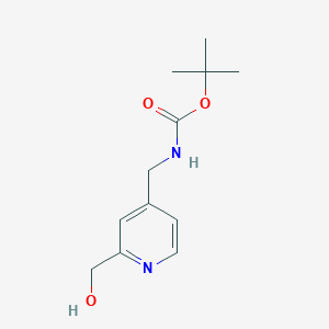 Tert-butyl N-[[2-(hydroxymethyl)pyridin-4-yl]methyl]carbamate