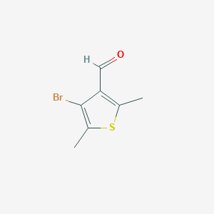 molecular formula C7H7BrOS B2817692 4-Bromo-2,5-dimethylthiophene-3-carbaldehyde CAS No. 887575-78-2