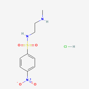 N-[2-(methylamino)ethyl]-4-nitrobenzene-1-sulfonamide hydrochloride