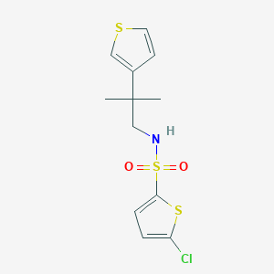 5-chloro-N-(2-methyl-2-(thiophen-3-yl)propyl)thiophene-2-sulfonamide