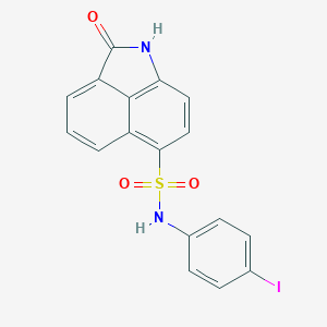 N-(4-iodophenyl)-2-oxo-1,2-dihydrobenzo[cd]indole-6-sulfonamide