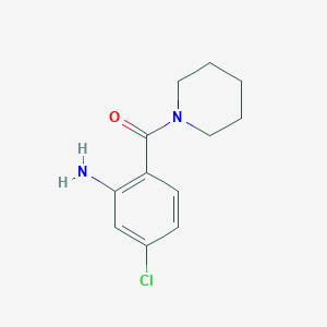 molecular formula C12H15ClN2O B2817705 5-氯-2-(哌啶-1-羧酰)苯胺 CAS No. 791098-01-6