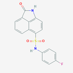 N-(4-fluorophenyl)-2-oxo-1,2-dihydrobenzo[cd]indole-6-sulfonamide