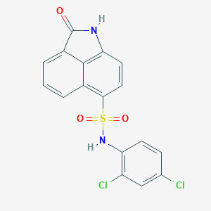 N-(2,4-dichlorophenyl)-2-oxo-1,2-dihydrobenzo[cd]indole-6-sulfonamide