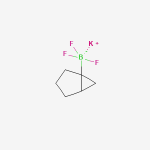 molecular formula C6H9BF3K B2817750 Potassium bicyclo[3.1.0]hexan-1-yltrifluoroborate CAS No. 2416056-52-3